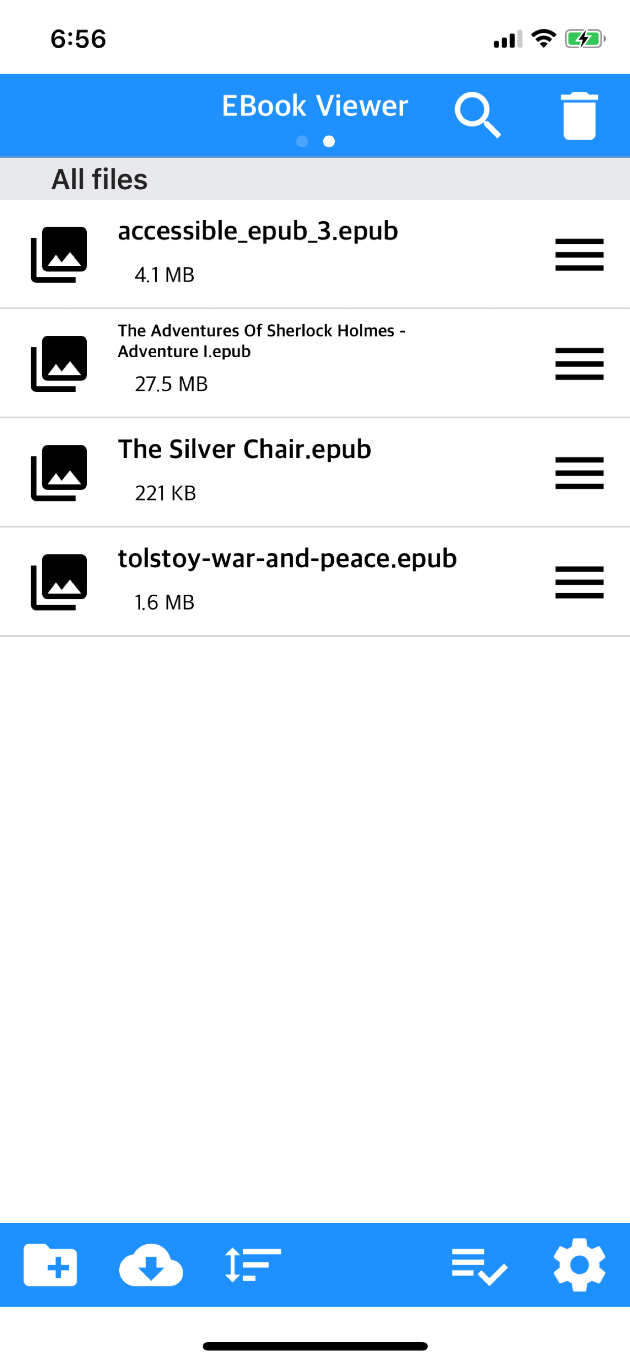 EBook Viewer - ePub Novel File