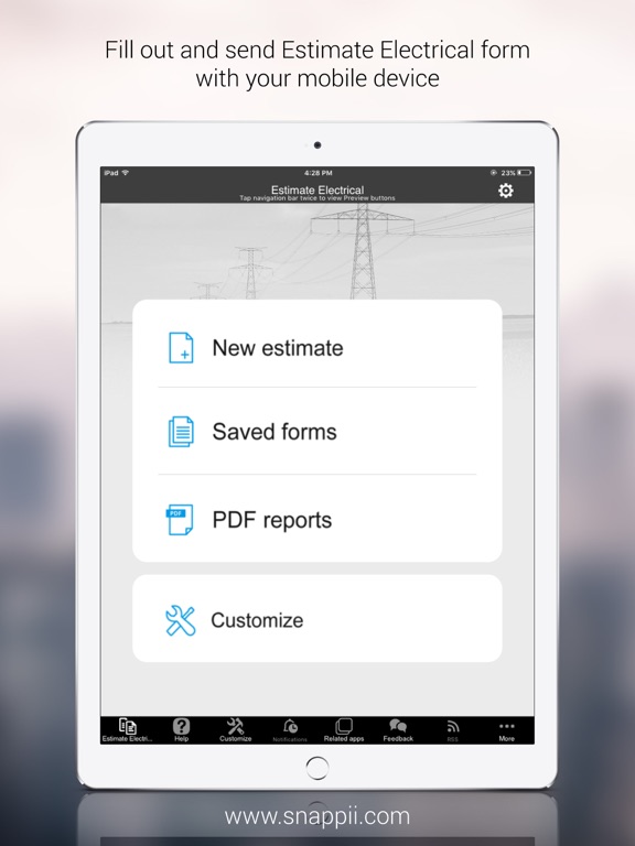 Screenshot #4 pour Estimate Electrical