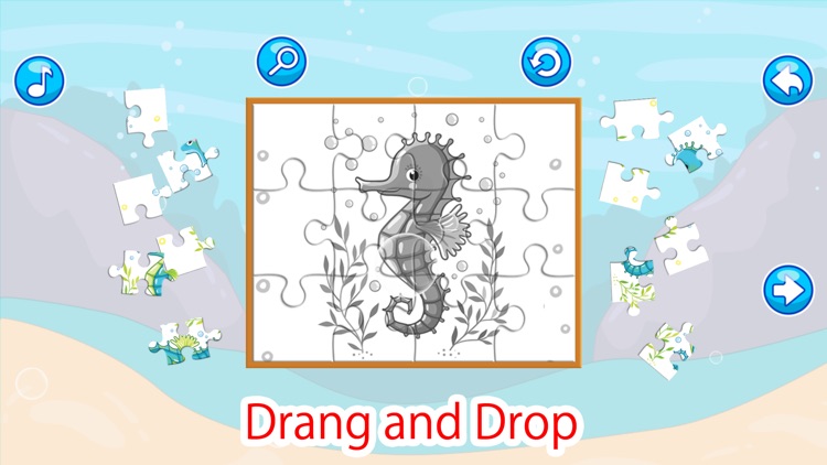 Sea Animal Puzzles for toddler screenshot-3