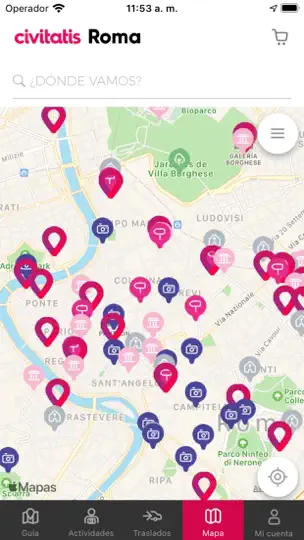 Captura de pantalla de Guía De Roma De Civitatis.com en iPhone 6