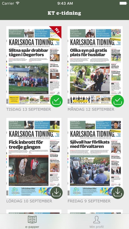 Karlskoga Tidning e-tidning