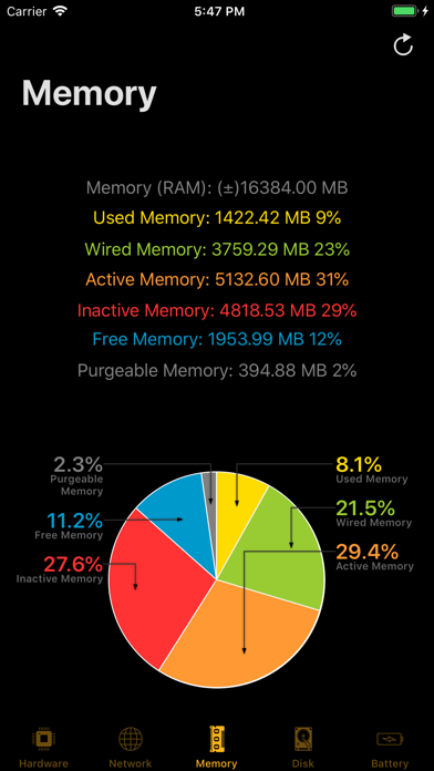 Device System Services Screenshot