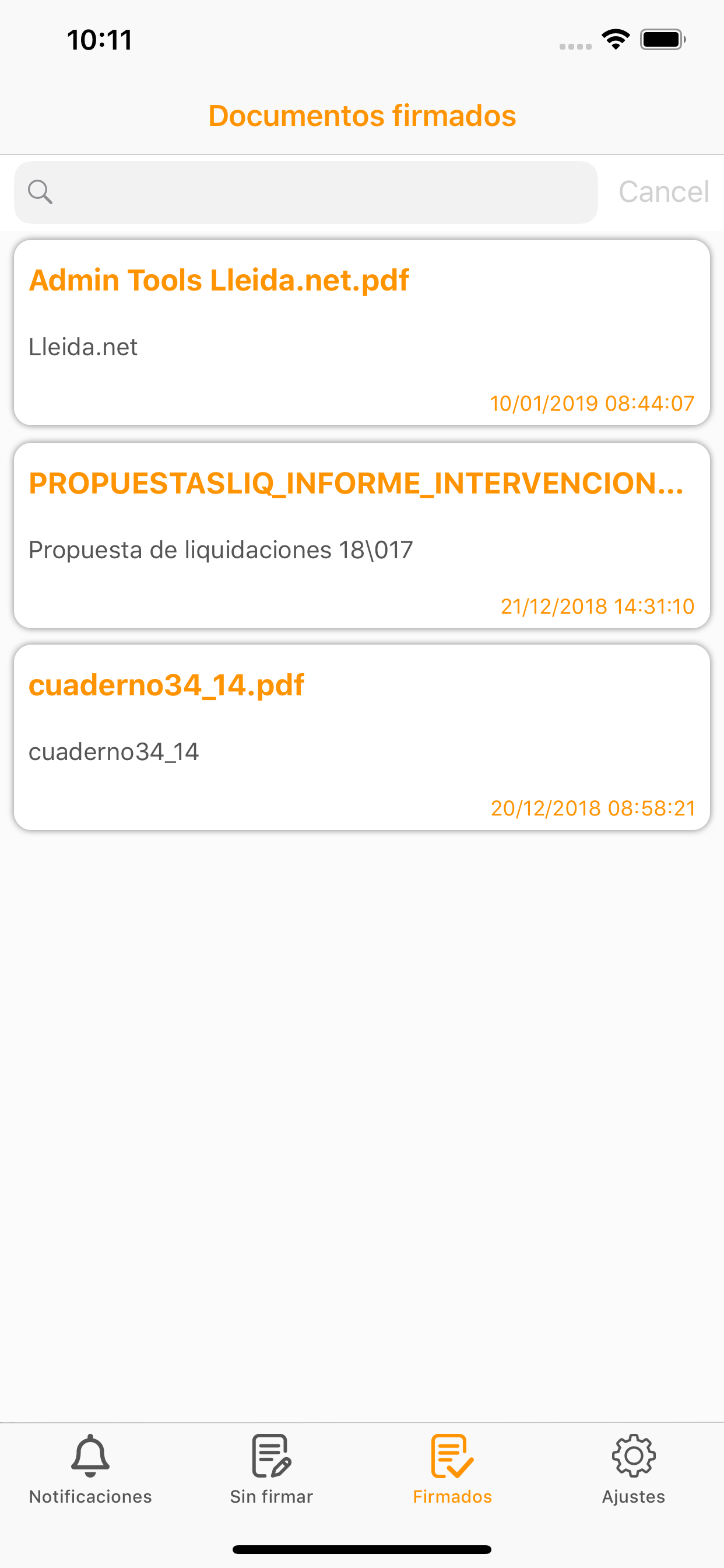 ATM Portafirmas screenshot 3