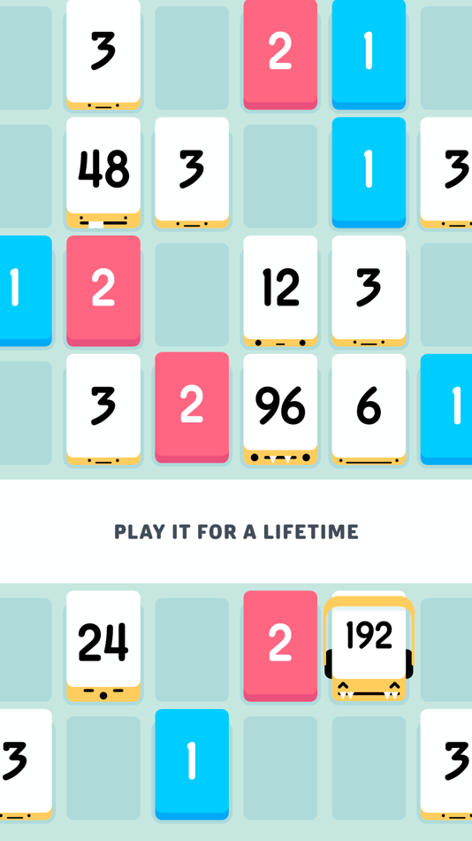 #5. Threes! (iOS) โดย: Sirvo LLC