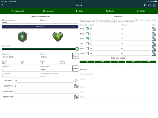 Complete Reference for D&D 5 iPad screenshot