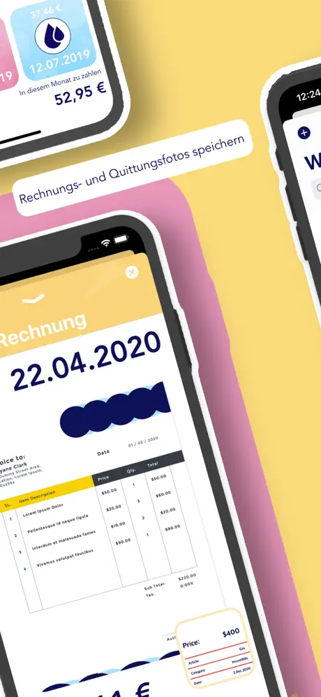 MyHomeBills Ausgaben Verwalten