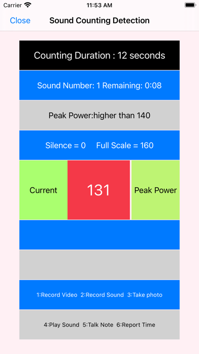 Sound Counting Detection Screenshot