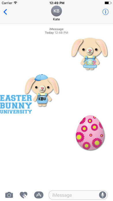 Easter Bunny Stickies Screenshot