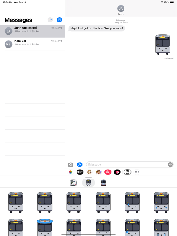 Screenshot #4 pour Transit Supply: Stickers!