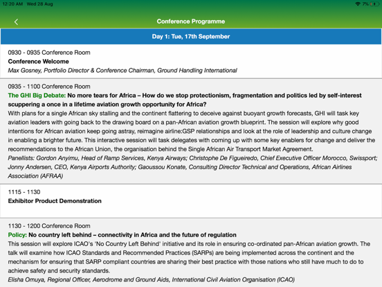 Screenshot #6 pour GHI Conferences