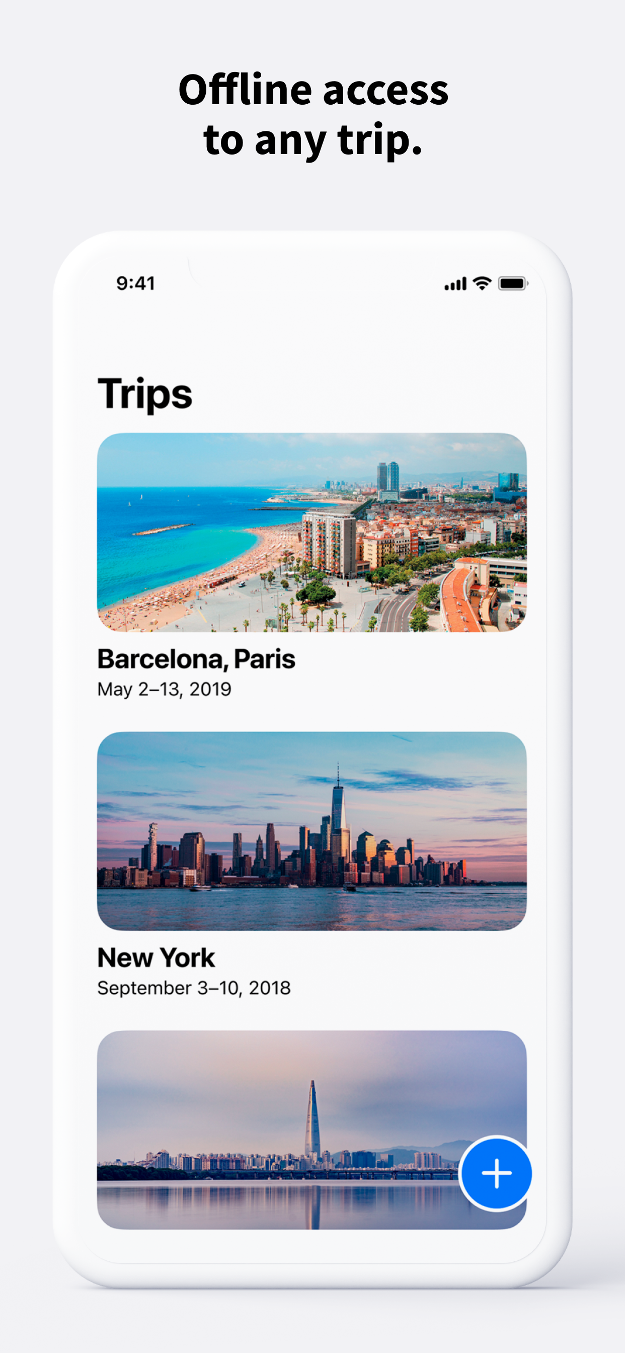 Trips: travel assistant