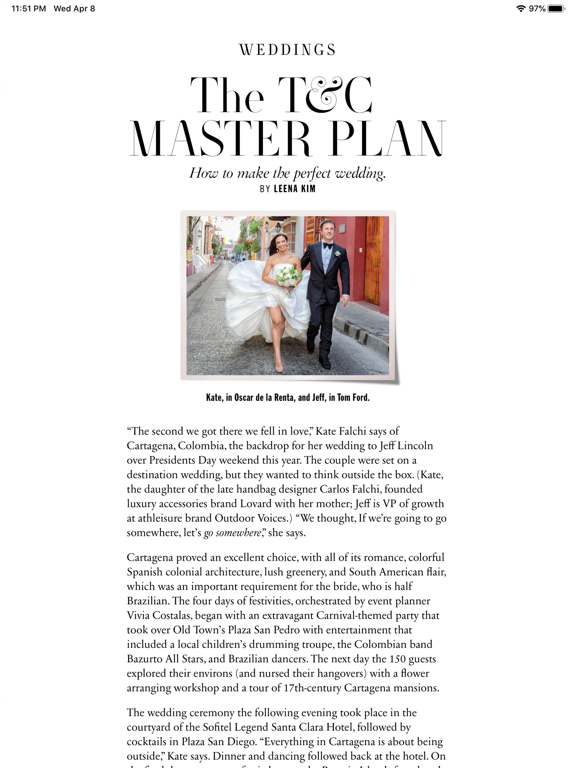 Town & Country Magazine US iPad screenshot 4 - Lifestyle app