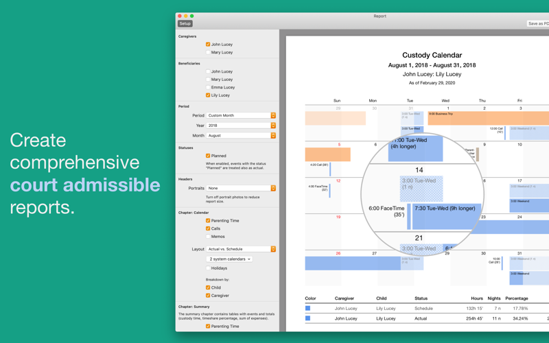 Alimentor 2 - Custody Tracker screenshot