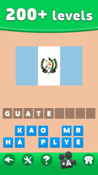 Flags Quiz - Word Puzzle Game screenshot 2