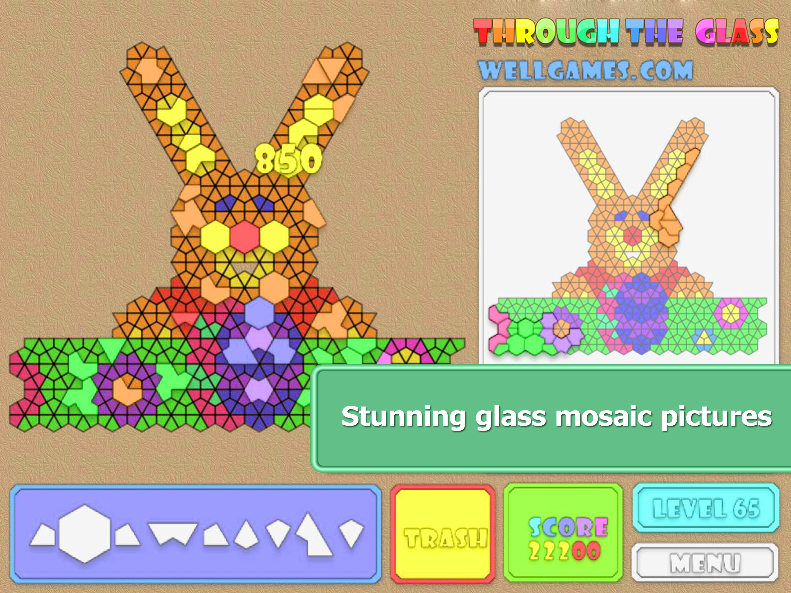 Through the Glass: Mosaic Game
