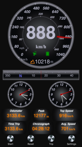 GPS Speedometer and Altimeter screenshot