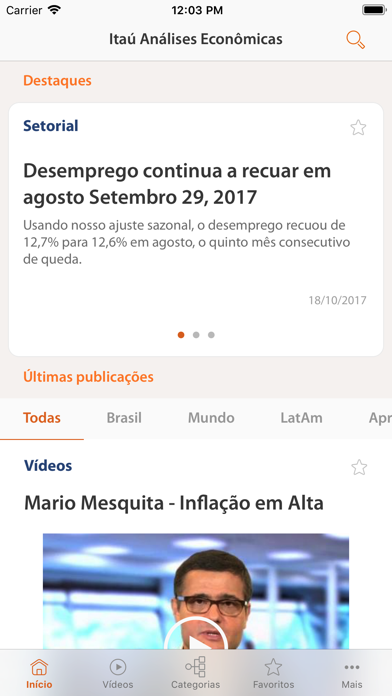 Screenshot #3 pour Itaú Análises Econômicas