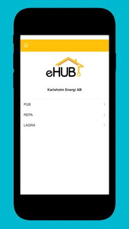 eHUB screenshot 1