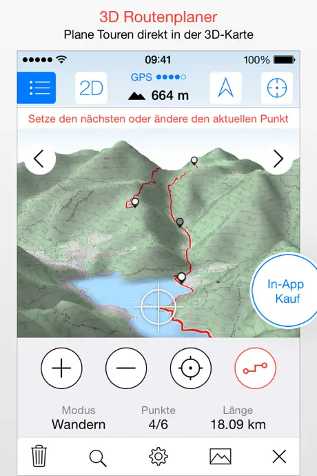 Maps 3D - Wandern & Fahrrad