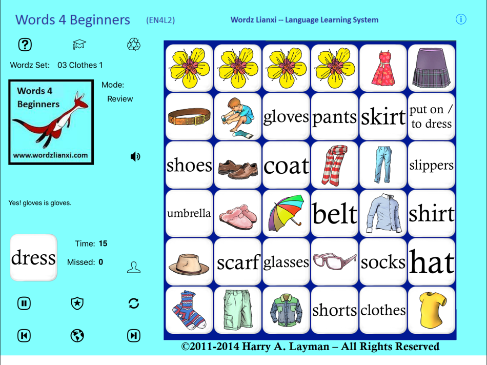 #3. English Words 4 Beginners (iOS) 由: CogWrite Learning Analytics LLC