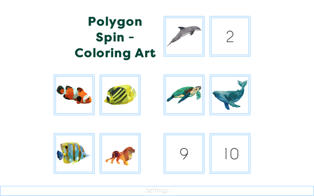 Polygon Spin - Coloring Art(圖1)-速報App