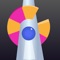 Keep spinning and twisting to survive hitting the helix vortex