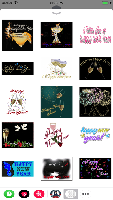 New Year & Diwali GIF Stickers Screenshot