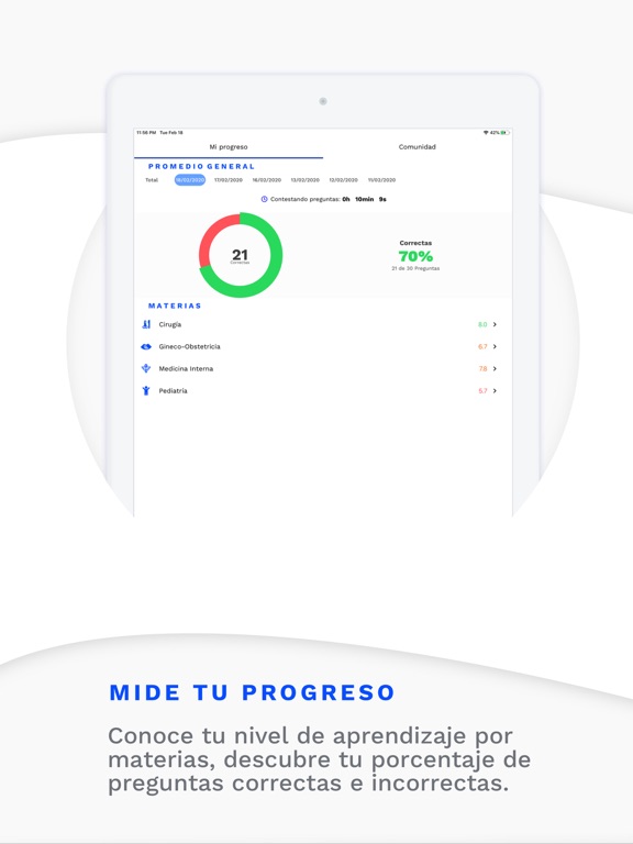 Estudio Medicina iPad screenshot 4 - Medical app