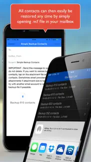 simple backup contacts iphone screenshot 3