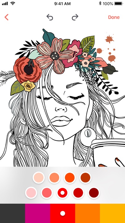 Adult Coloring Book - Colors screenshot-3
