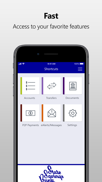 State Savings Bank Iowa Screenshot