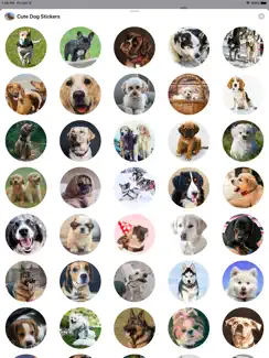 Cute Dog Sticker Set iPad image 1