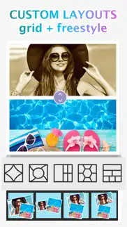 photo collage montage & layout iphone screenshot 2