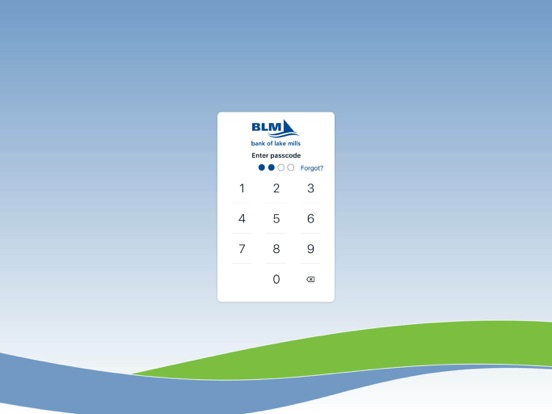 Bank of Lake Mills iPad screenshot 2 - Finance app