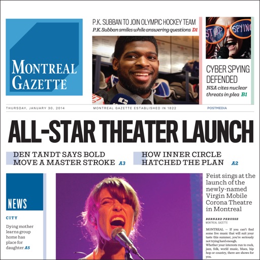 Montreal Gazette ePaper iOS App