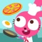 In the game, kids could learn how to make food like pizza, cake, mushroom soup and vegetable salad