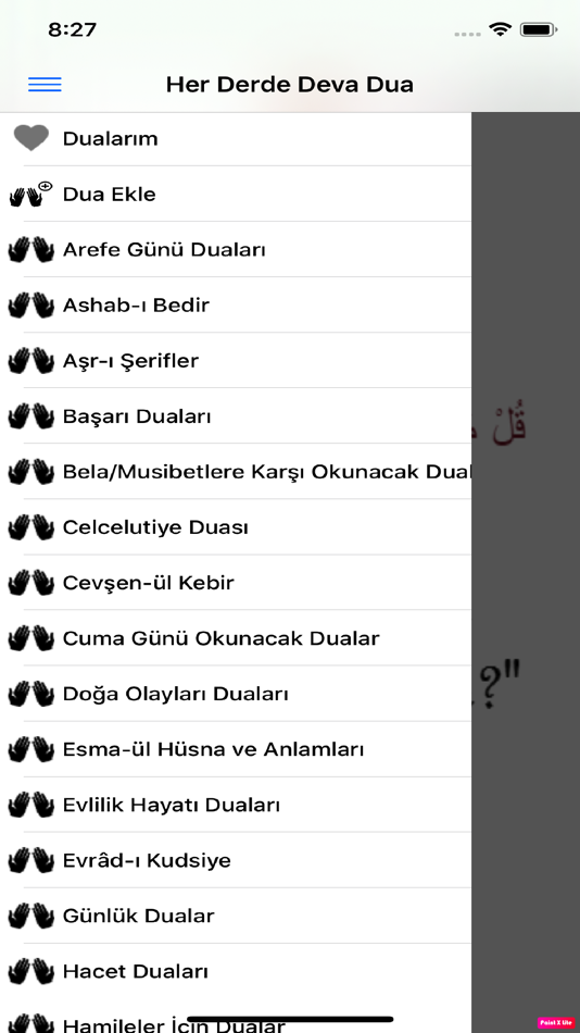 #3. Her Derde Deva Dua (iOS) Podle: Ilker Muhsin Sahin