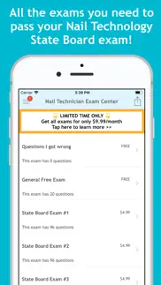 nail technician exam center iphone screenshot 4