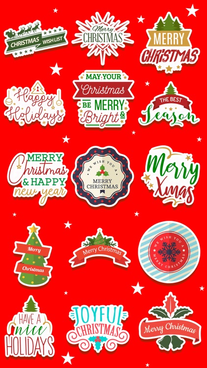 Christmas & New Year Badges