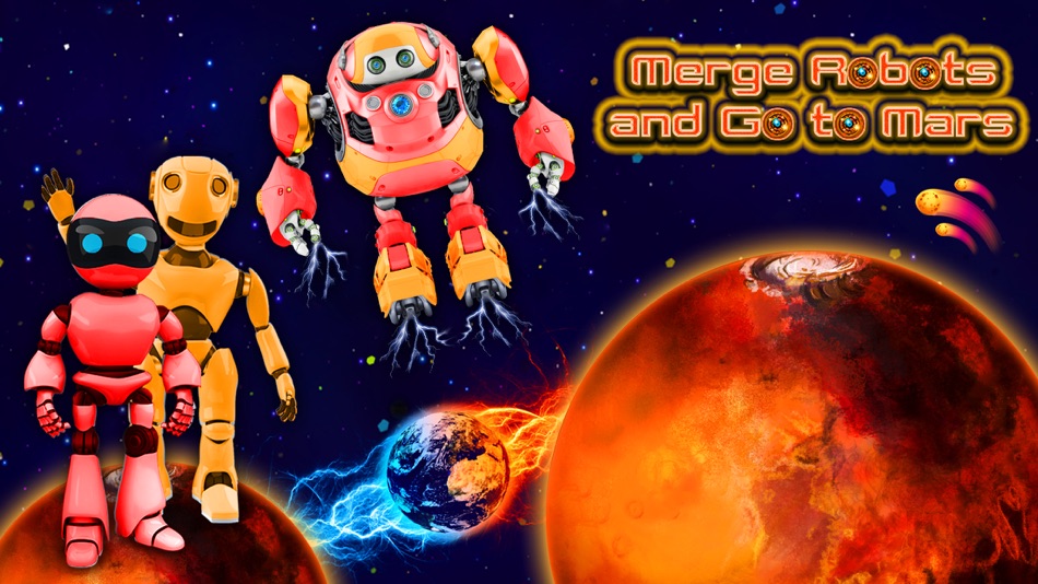 #1. Merge Robots & Go To Mars! (iOS) 来自: Shanze Shafique