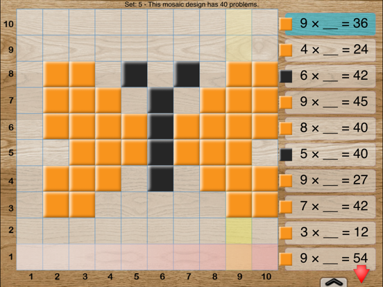 Screenshot #6 pour Multiplication Mosaics