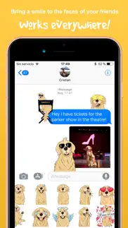 How to cancel & delete parkermoji - golden retriever 1