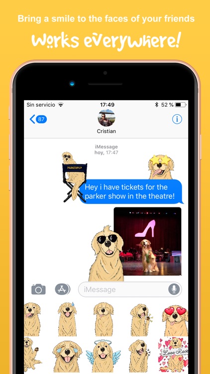 ParkerMoji - Golden Retriever screenshot-3