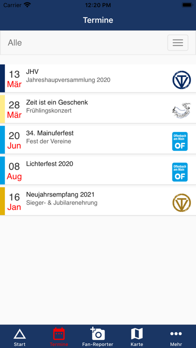 Turnverein Offenbach von 1824 Screenshot