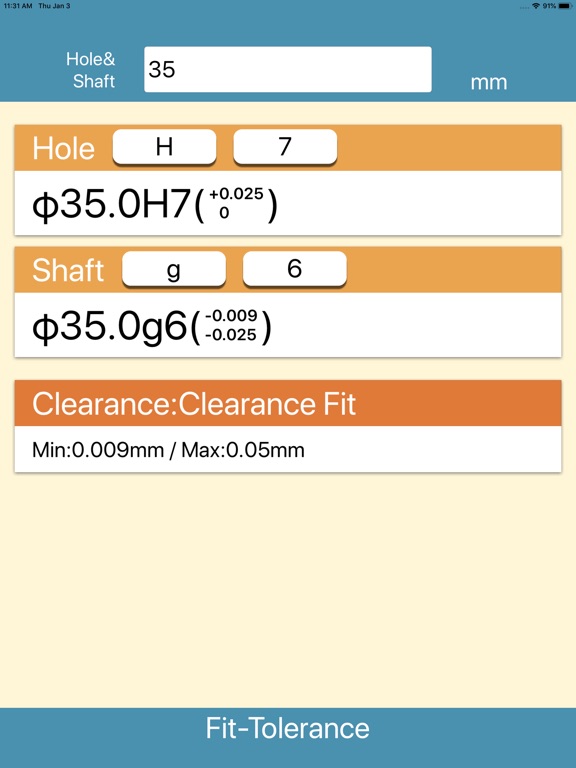 Fit Tolerance Calculator iPhone & iPad Game Reviews