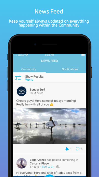Line app Surf Forecast Screenshot