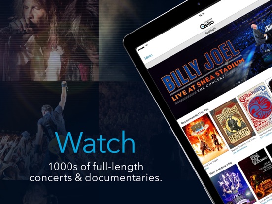 Stingray Qello: Watch Concerts screenshot