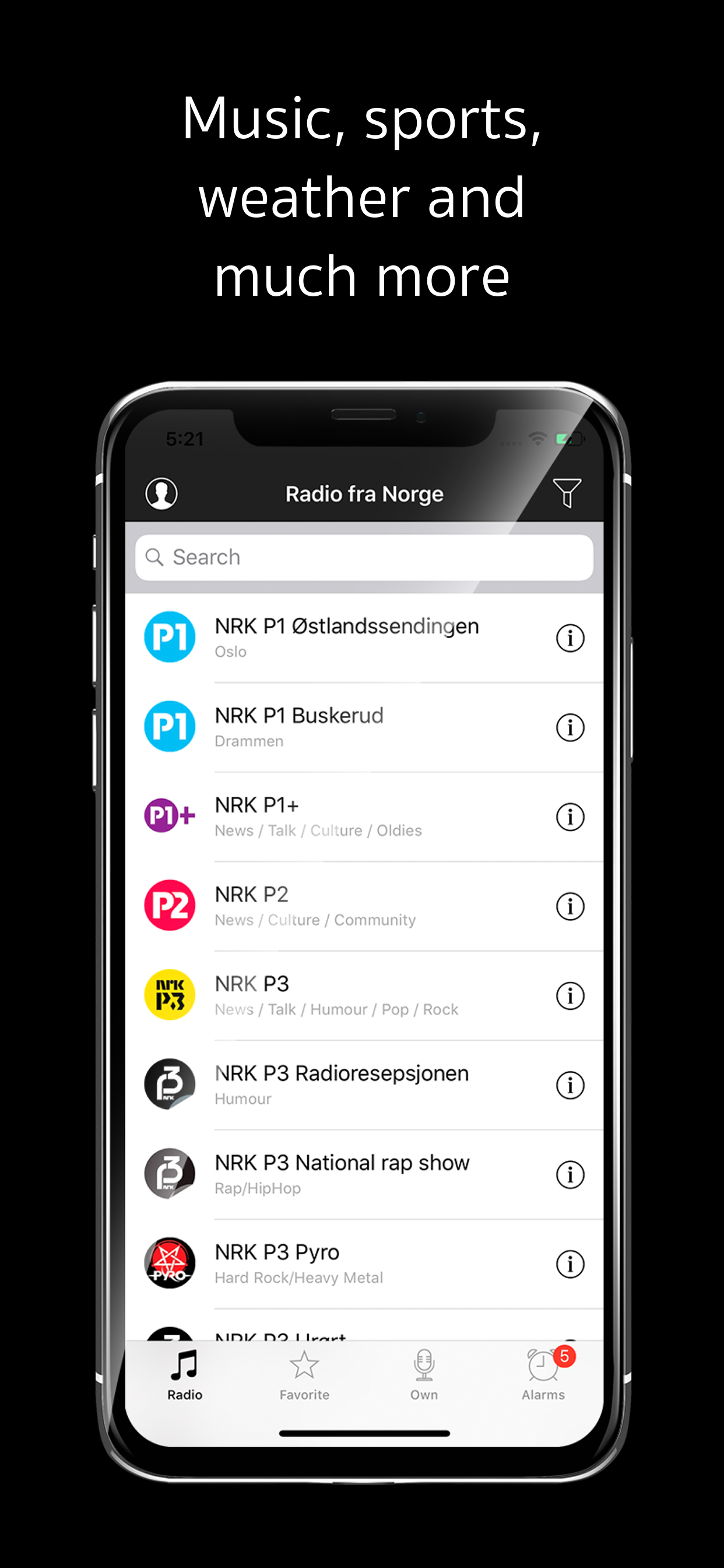Radio fra Norge screenshot 4