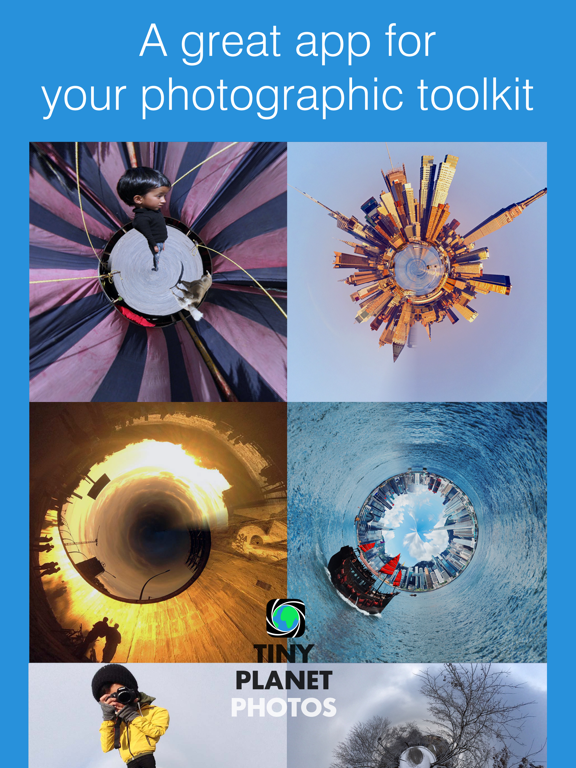 Tiny Planet Photos and Video iPad screenshot 5 - Photo & Video app