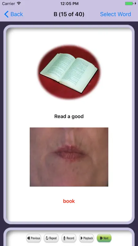 Speech Sounds on Cue (US Eng) screenshot 3 of 4
